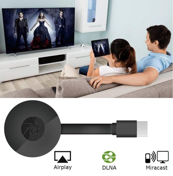 Adaptor Transmitator HDMI wireless full HD - Chromecast - dispozitiv de streaming pentru TV 1080px