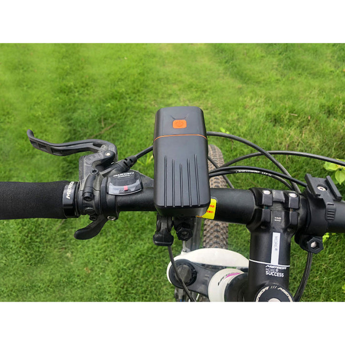 Kit bicicleta cu lumini LED, fata-spate, Incarcare USB, Negru