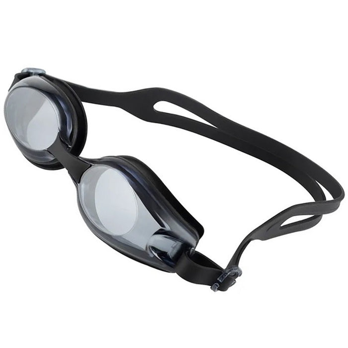 Úszási szett, szemüveg, füldugók, orrbilincs, sarok, UV szűrő, fekete