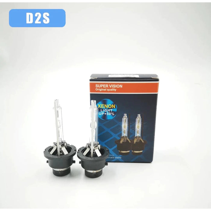 Set 2 becuri xenon D2S auto pentru far 6000K 35W