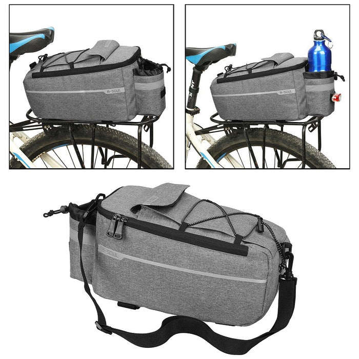 Geanta termica pentru bicicleta, Montare pe portbagaj, Gri