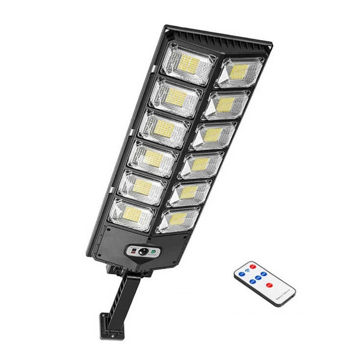 Lampa Solara 504 LED, Senzor de Lumina si Miscare, Telecomanda