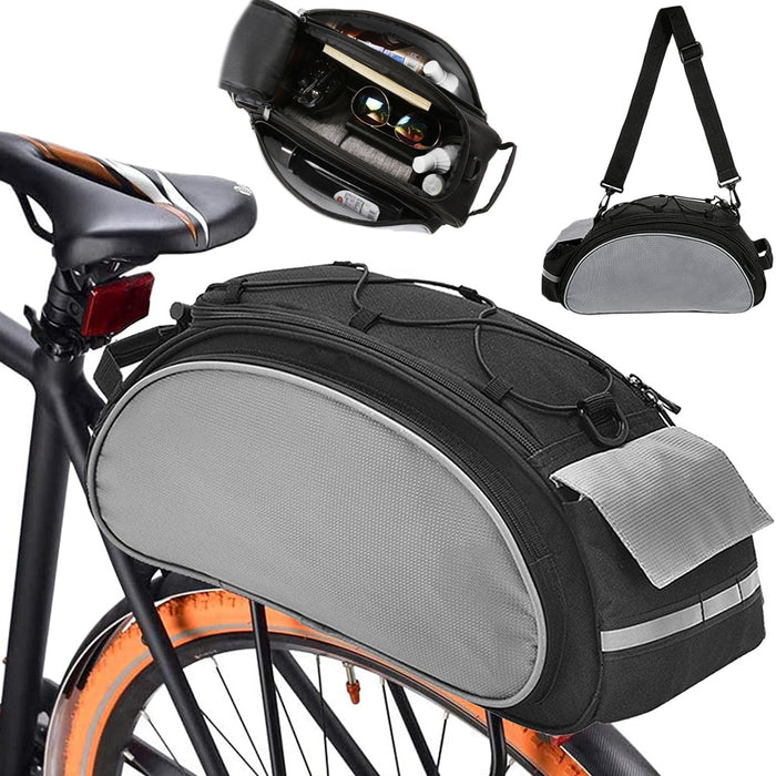 Geanta pentru portbagaj bicicleta, 4 Compartimente, 13L