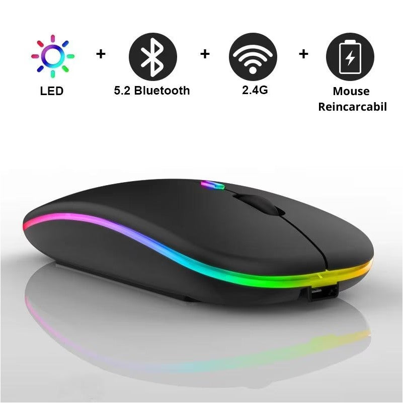 Mouse Wireless Reincarcabil, Ultra Slim, Silentios - 3 | YEO