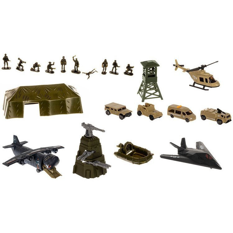 Set joc interactiv baza militara la aeroport,Copii 3+,Multicolor - 4 | YEO