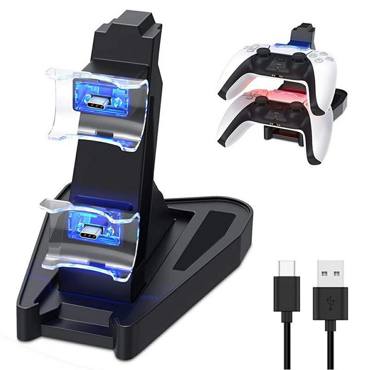 Statie de Incarcare dubla pentru controller PlayStation 5, Stand/Dock PS5 - 1 | YEO