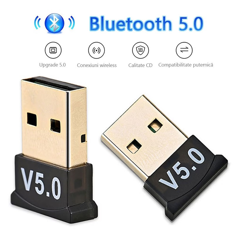 Adaptor/Dispozitiv USB Bluetooh 5.0 pentru PC/Laptop - 4 | YEO